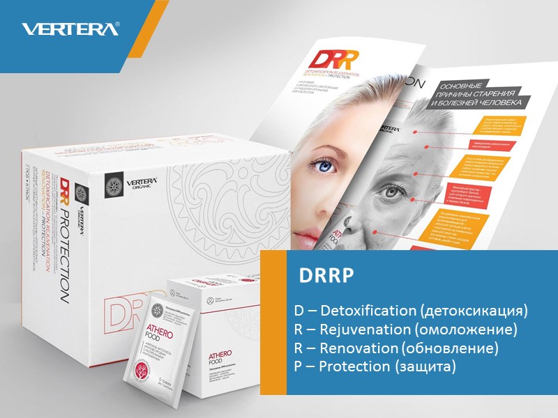 DRRP D – Detoxification (детоксикация)  R – Rejuvenation (омоложение) R – Renovation (обновление)